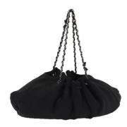 Pre-owned Cotton totes Chanel Vintage , Black , Dames