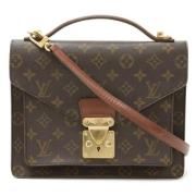 Pre-owned Canvas louis-vuitton-bags Louis Vuitton Vintage , Brown , He...