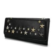 Pre-owned Leather wallets Jimmy Choo Pre-owned , Black , Dames