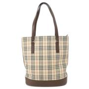 Pre-owned Canvas shoulder-bags Burberry Vintage , Brown , Dames