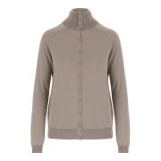 Zijde en Kasjmier Hoge Kraag Trui Wild Cashmere , Beige , Dames