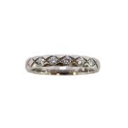 Pre-owned Platinum rings Chanel Vintage , Gray , Dames