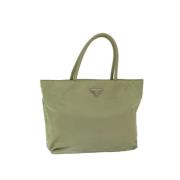 Pre-owned Nylon handbags Prada Vintage , Green , Dames