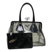 Pre-owned Vinyl prada-bags Prada Vintage , Gray , Dames