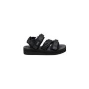 Zwarte Synthetische Sandalen met EVA Voetbed Suicoke , Black , Heren