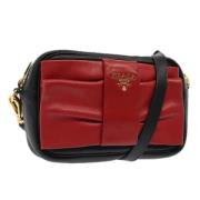 Pre-owned Leather prada-bags Prada Vintage , Red , Dames