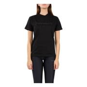 Katoenen Jersey T-shirt met Bedrukt Logo Hinnominate , Black , Heren