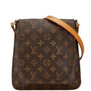 Pre-owned Fabric louis-vuitton-bags Louis Vuitton Vintage , Brown , Da...