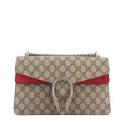 Pre-owned Canvas gucci-bags Gucci Vintage , Beige , Dames