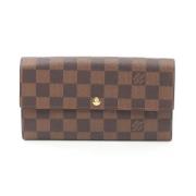 Pre-owned Canvas wallets Louis Vuitton Vintage , Brown , Dames