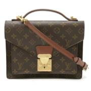 Pre-owned Canvas louis-vuitton-bags Louis Vuitton Vintage , Brown , He...