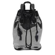 Pre-owned Leather backpacks Burberry Vintage , Black , Heren