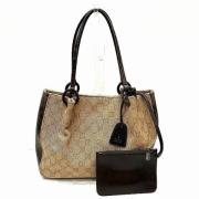 Pre-owned Canvas totes Gucci Vintage , Brown , Dames