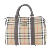 Pre-owned Canvas handbags Burberry Vintage , Brown , Dames