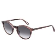 Bruin Acetaat Dames Zonnebril Zadig & Voltaire , Brown , Dames