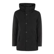 Warme Winter Parka Jas Woolrich , Black , Heren