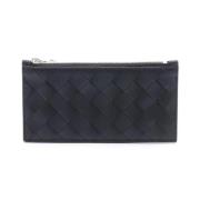 Pre-owned Leather wallets Bottega Veneta Vintage , Black , Dames