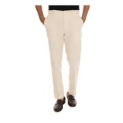 Fluwelen Chino Broek met Streepdetail Hindustrie , Beige , Heren