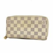 Pre-owned Canvas wallets Louis Vuitton Vintage , White , Dames