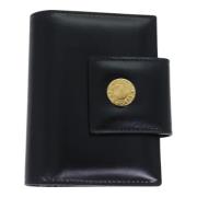 Pre-owned Leather wallets Bvlgari Vintage , Black , Dames