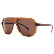 Bruine Resin Zonnebril voor Mannen Guess , Brown , Heren