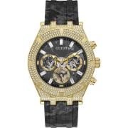 Gouden Roestvrij Stalen Quartz Herenhorloge Guess , Yellow , Heren