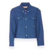 Stijlvolle Overhemd Collectie Marni , Blue , Dames