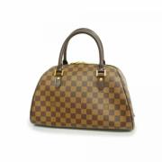 Pre-owned Fabric handbags Louis Vuitton Vintage , Brown , Dames