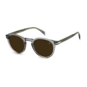 Grijze Acetaat Zonnebril Db1036Sft3E97 Eyewear by David Beckham , Gray...