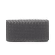 Pre-owned Leather wallets Bottega Veneta Vintage , Black , Dames