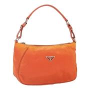 Pre-owned Leather prada-bags Prada Vintage , Orange , Dames