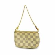 Pre-owned Fabric clutches Louis Vuitton Vintage , White , Dames