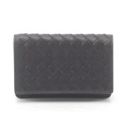 Pre-owned Leather home-office Bottega Veneta Vintage , Black , Dames