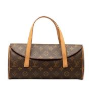 Pre-owned Canvas handbags Louis Vuitton Vintage , Brown , Dames