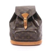 Pre-owned Canvas backpacks Louis Vuitton Vintage , Brown , Dames