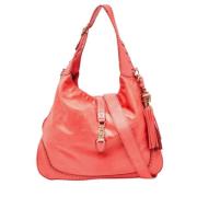 Pre-owned Leather gucci-bags Gucci Vintage , Red , Dames