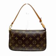 Pre-owned Canvas handbags Louis Vuitton Vintage , Brown , Dames