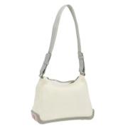 Pre-owned Leather prada-bags Prada Vintage , White , Dames