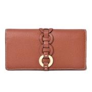 Pre-owned Leather wallets Chloé Pre-owned , Brown , Dames