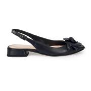 Zwarte platte schoenen elegante ballerinas Sangiorgio , Black , Dames