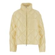 Gewatteerde Nylon Donsjas Geel Gewatteerd Jil Sander , Yellow , Dames