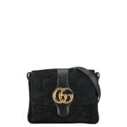 Pre-owned Leather crossbody-bags Gucci Vintage , Black , Dames