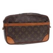 Pre-owned Canvas clutches Louis Vuitton Vintage , Brown , Dames