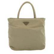 Pre-owned Fabric prada-bags Prada Vintage , Beige , Dames