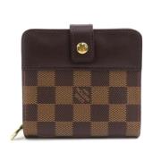 Pre-owned Canvas wallets Louis Vuitton Vintage , Brown , Dames