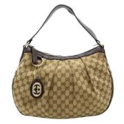 Pre-owned Canvas gucci-bags Gucci Vintage , Brown , Dames