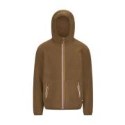 Stijlvolle hoodie voor mannen K-Way , Brown , Heren