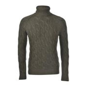 Turtle Neck Pullover in Groen Gran Sasso , Green , Heren