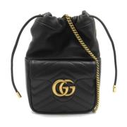 Pre-owned Leather gucci-bags Gucci Vintage , Black , Dames