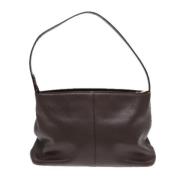 Pre-owned Leather shoulder-bags Burberry Vintage , Brown , Dames